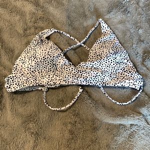 Zaful Bikini Top, size: S, lace up back